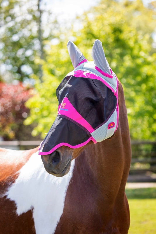 Air Motion Fly Mask with Ears & Nose