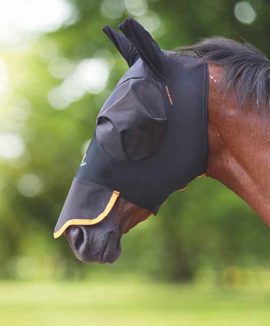 Stretch Fly Mask with Nose
