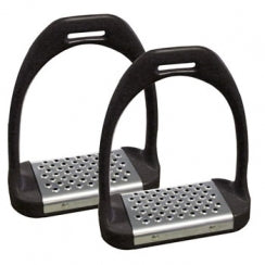 Stirrup Irons With Metal Treads ('Cheese Graters')