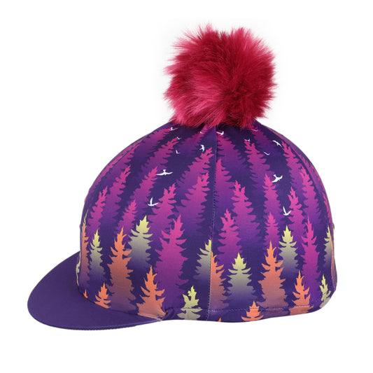 Aubrion Hyde Park PURPLE FOREST Hat Cover