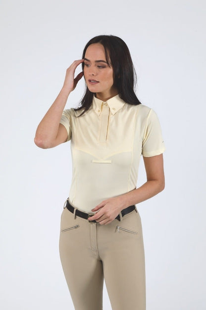 Ladies Short Sleeve Tie Shirt