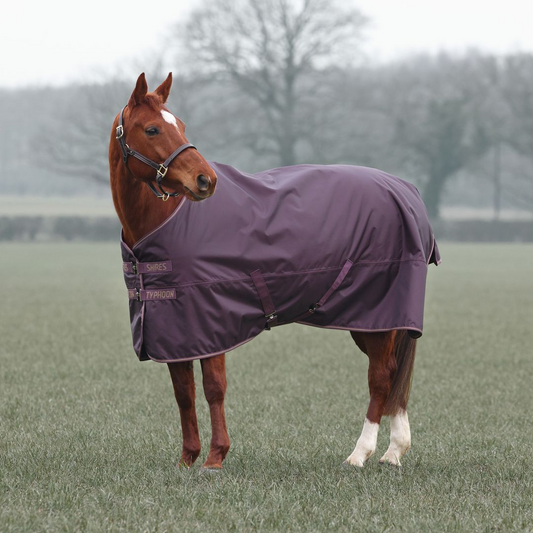 NEW Typhoon 100 Turnout Rug (Black Cherry)