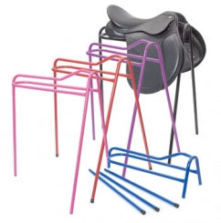 Shires Collapsible Saddle Stand | Plastic Coated Steel | 32" High