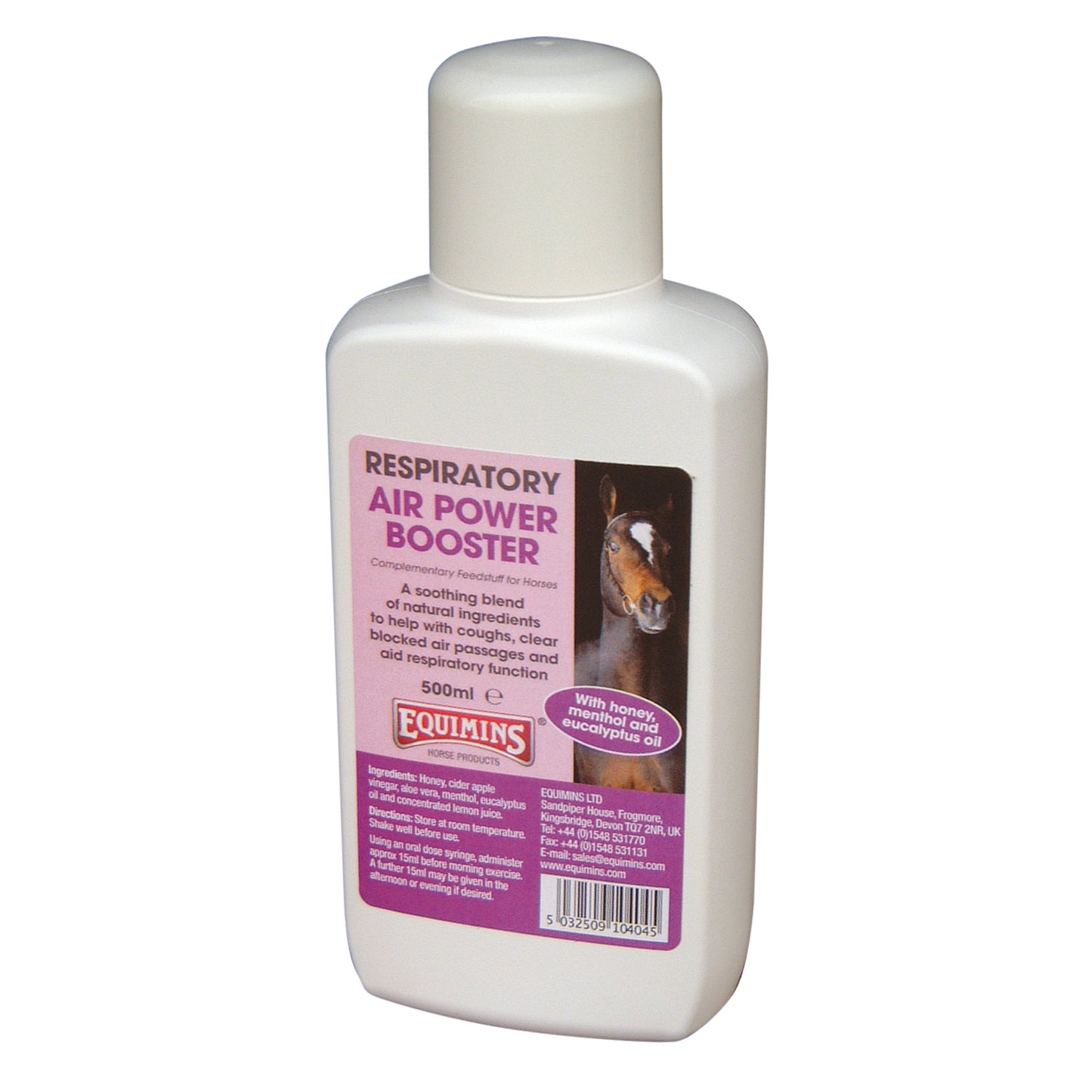 Equimins Air Way Power Booster | Horse Cough & Respiratory Supplement | 500ml