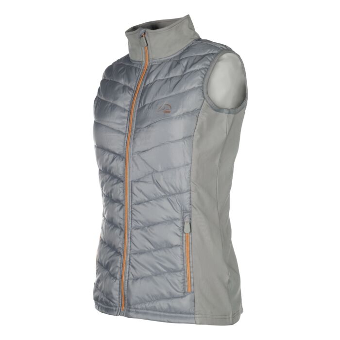 Basel Jersey/Nylon Vest (Grey/Rose Gold)
