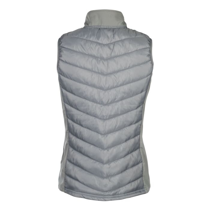 Basel Jersey/Nylon Vest (Grey/Rose Gold)