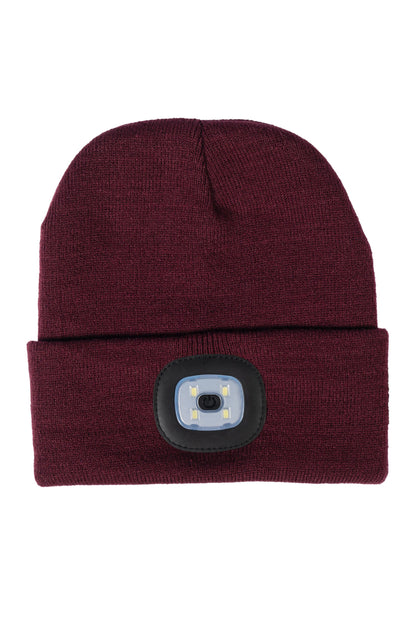 HKM Honey Beanie Hat with USB Light