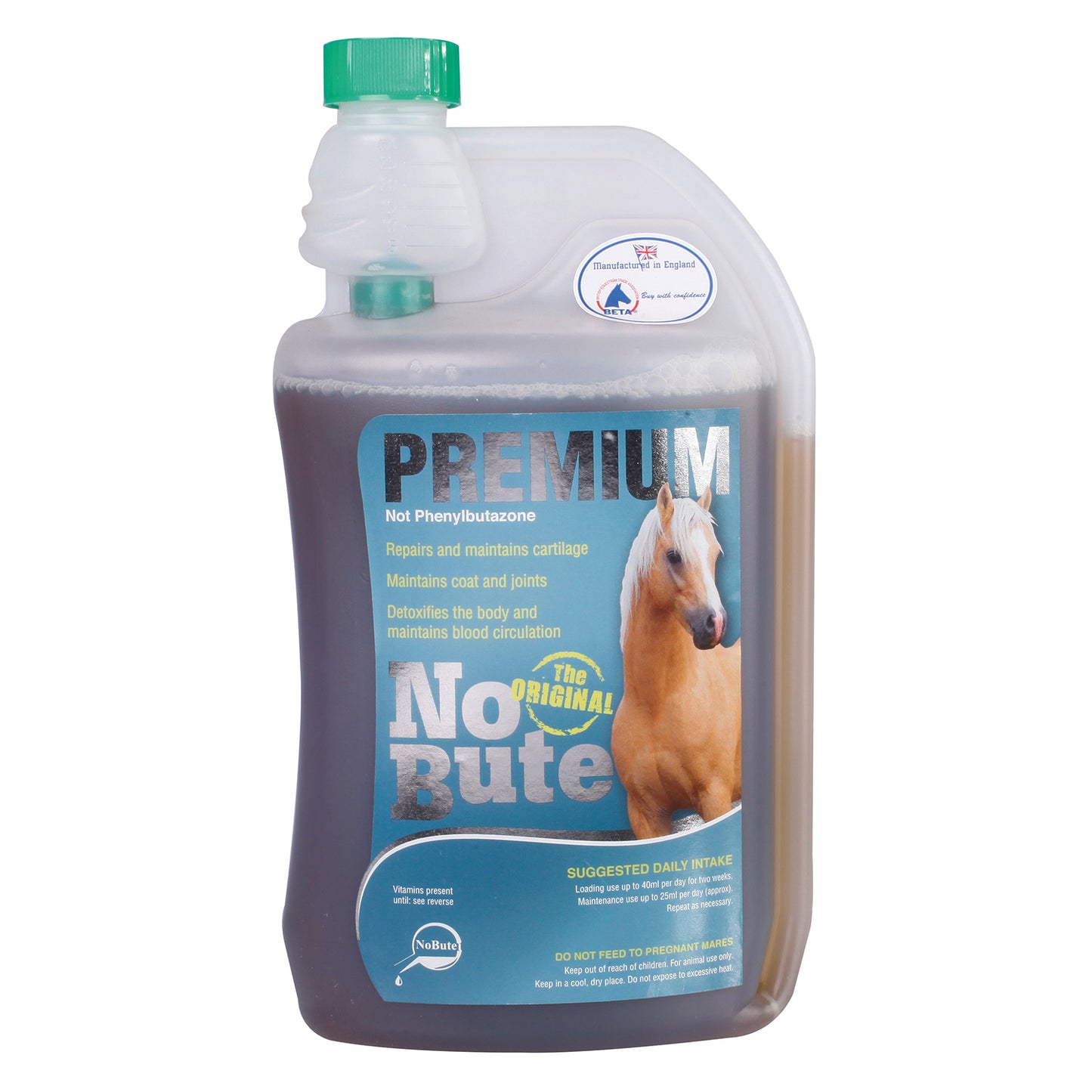 No Bute Premium | Devil's Claw Joint Supplement for Horses | 1L & 2.5L