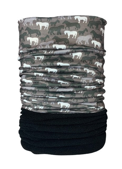 Cartmel Horse Printed Multi-Function Scarf/Snood