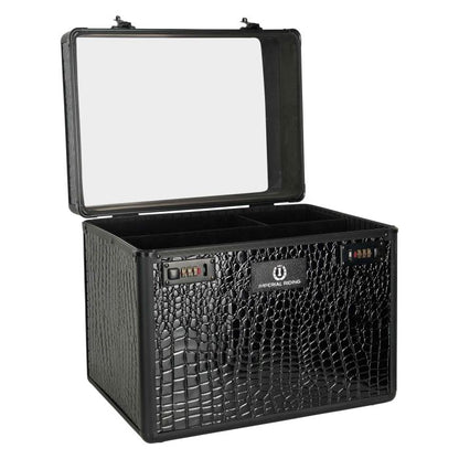 Imperial Riding Grooming Box IRHShiny-Black Croc Effect (RRP £78.95)