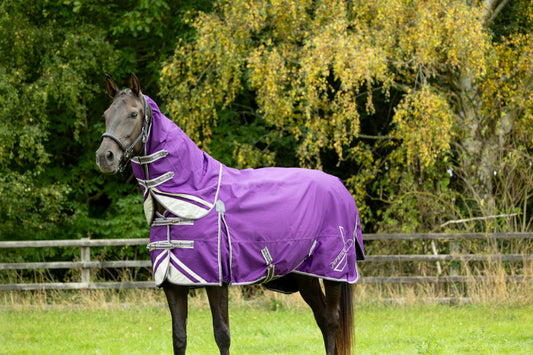 DefenceX Shield 0g Turnout Rug with Detachable Neck 1200 Denier