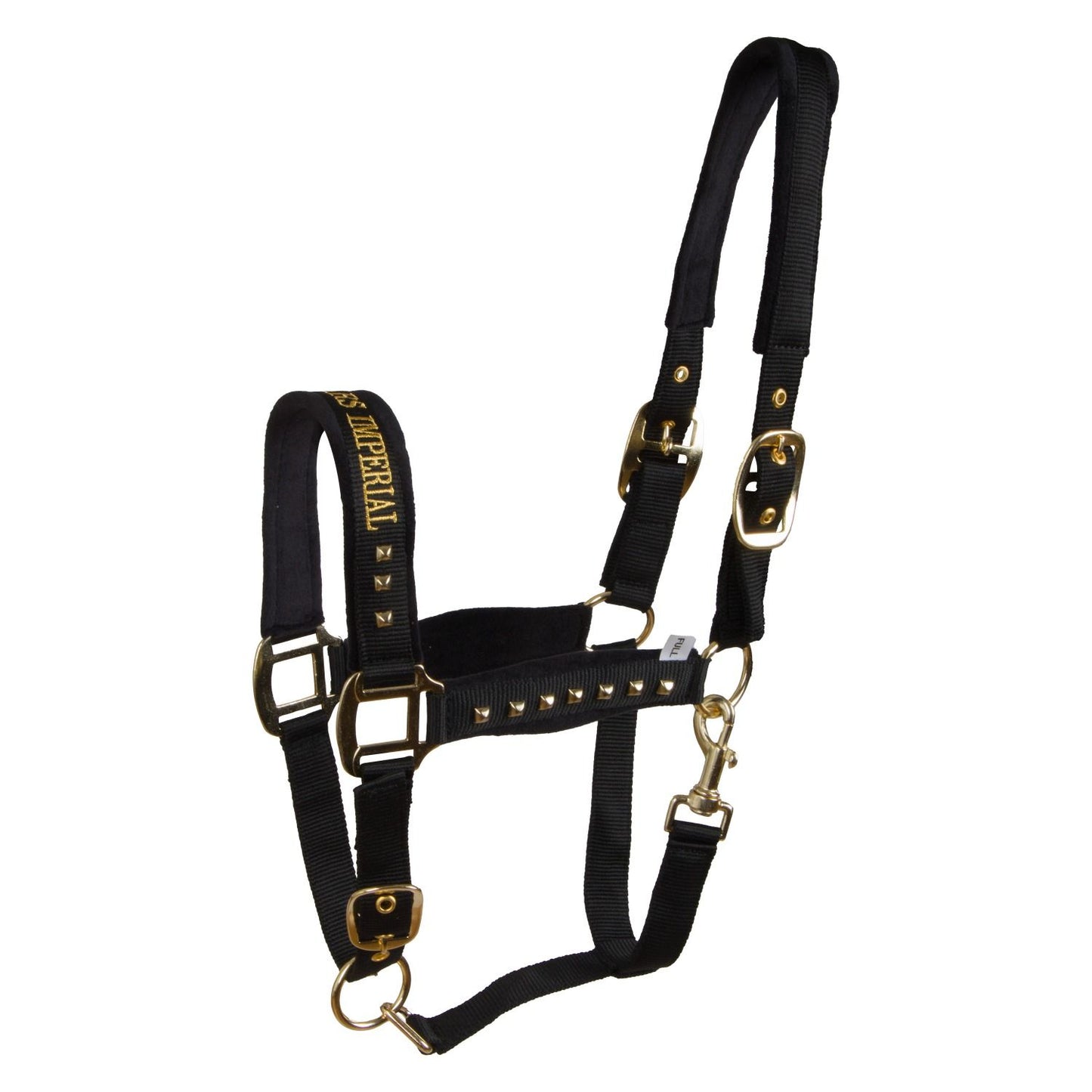 Imperial Riding Devil Headcollar – Stylish Text Noseband Horse Halter