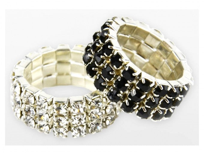 Diamante Plaiting Bands (Pack of 20)