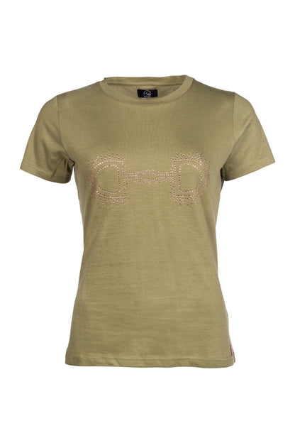 Edinburgh Bit T-Shirt - Ladies (Brandy or Olive)