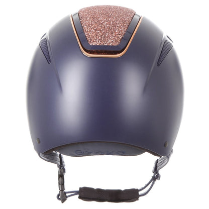 Callisto Classic Peak Riding Hat - Navy Crystal