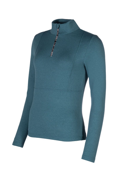HKM Melange Functional Shirt Supersoft II - Petrol