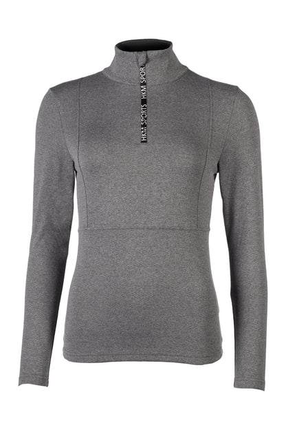 HKM Melange Functional Shirt Supersoft II - Black