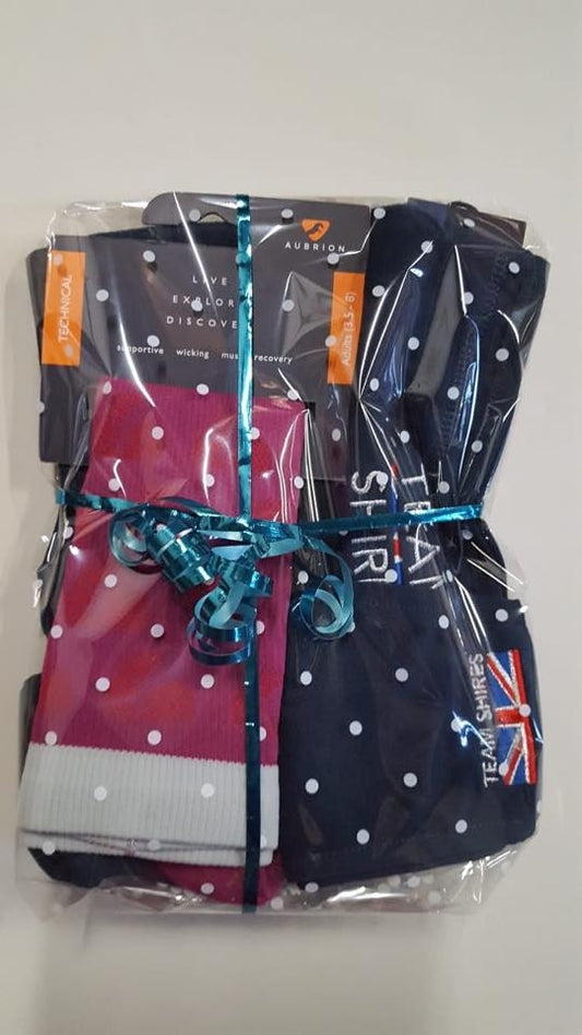 Ladies Shires Neckwarmer, Headband & Socks Pack