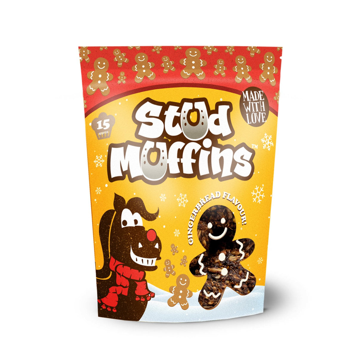 Stud Muffins Gingerbread Horse Treats - Pack of 15