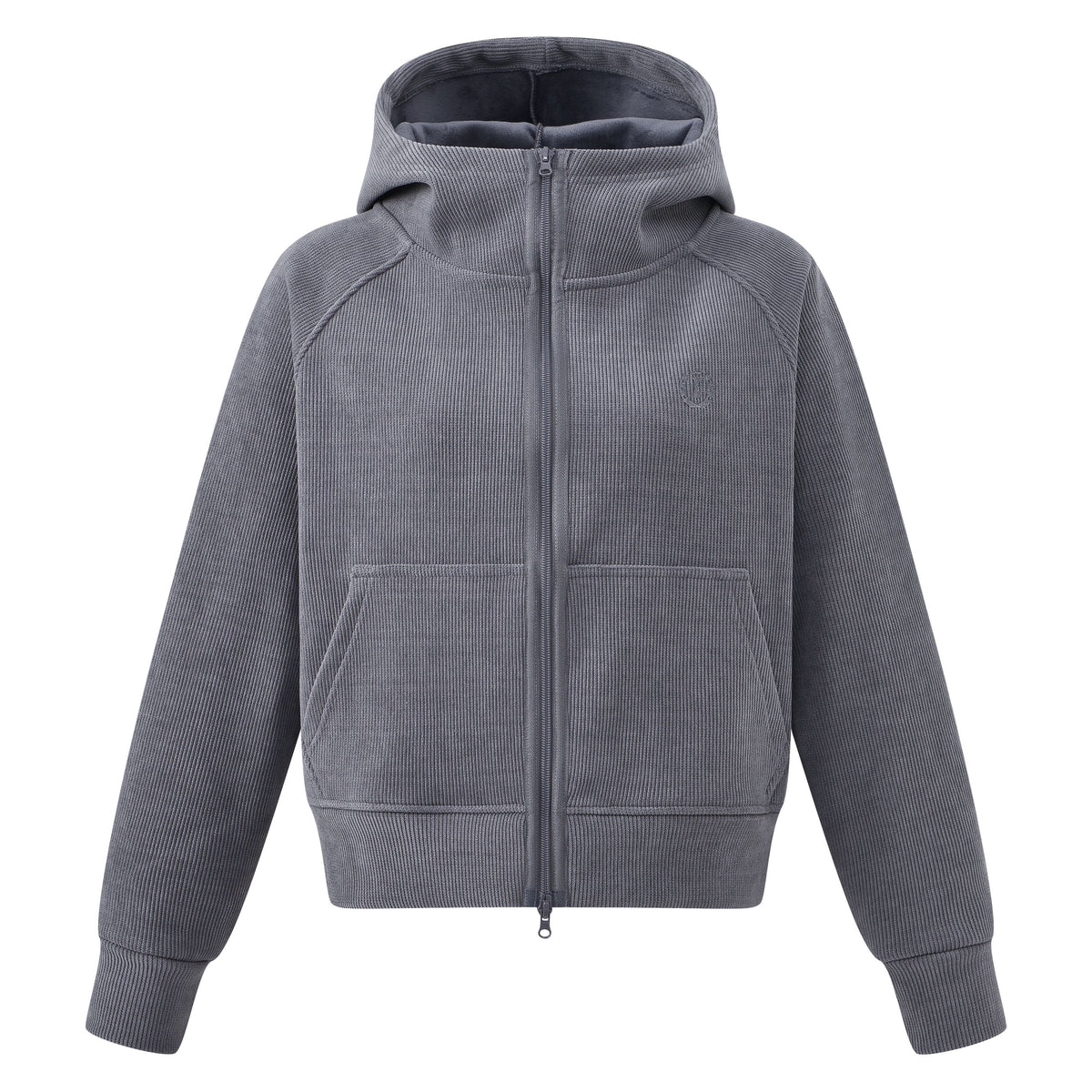 Imperial Riding Gwen Women's Riding Cardigan - Grey or Taupe Melange