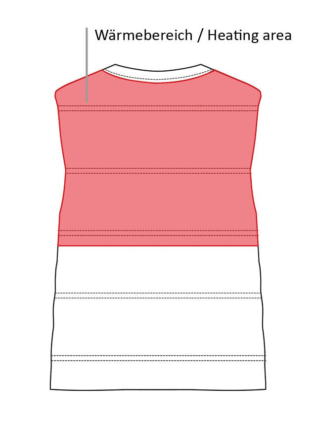 Heating vest - High Temperature with Hood