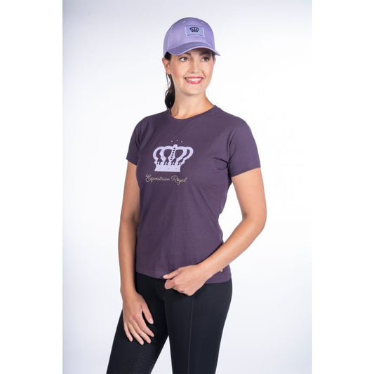 Lavender Bay Crown T-Shirt (Ladies) Dark Lilac