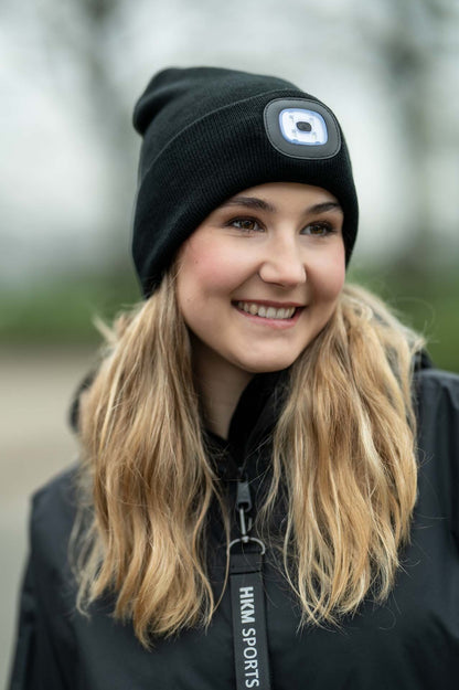 HKM Honey Beanie Hat with USB Light