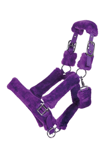 HKM Amina Faux Fur Headcollar – Mini Shetland, Shetland & Pony