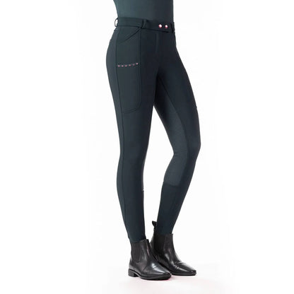 HKM Glamour Rose Gold Breeches (Full Silicone Seat)
