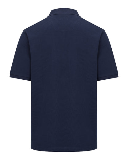 Stewart Block Pique Polo Shirt - Mens