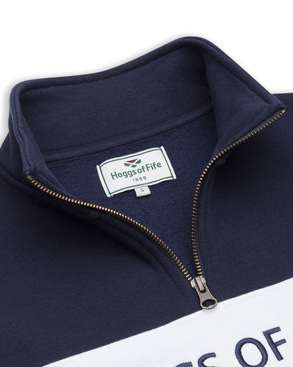 Dumfries 1888 Ladies 1/4 Zip Sweatshirt - Ladies