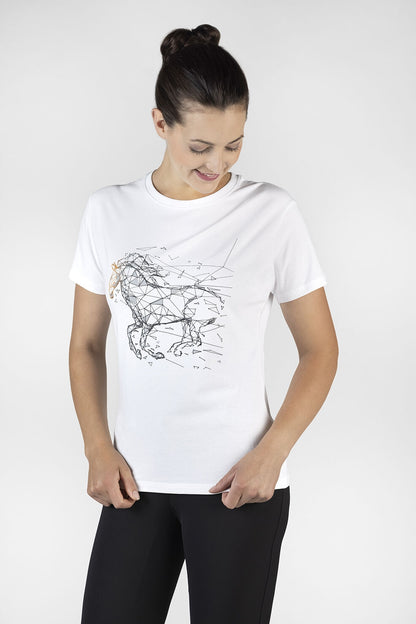 Geometrical Horse Tee Shirt - Ladies