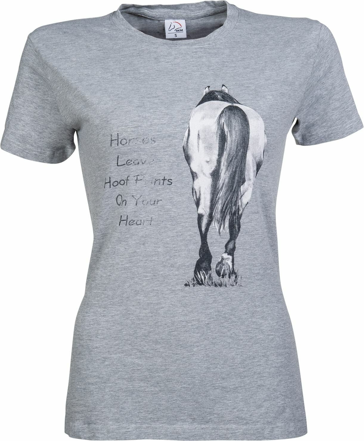 Horses Leave Hoof Prints Tee Shirt - Ladies L & XL