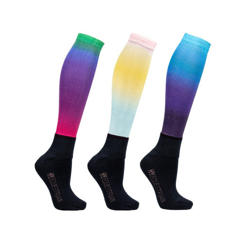 Equestrian Ombre Socks (Pack of 3)