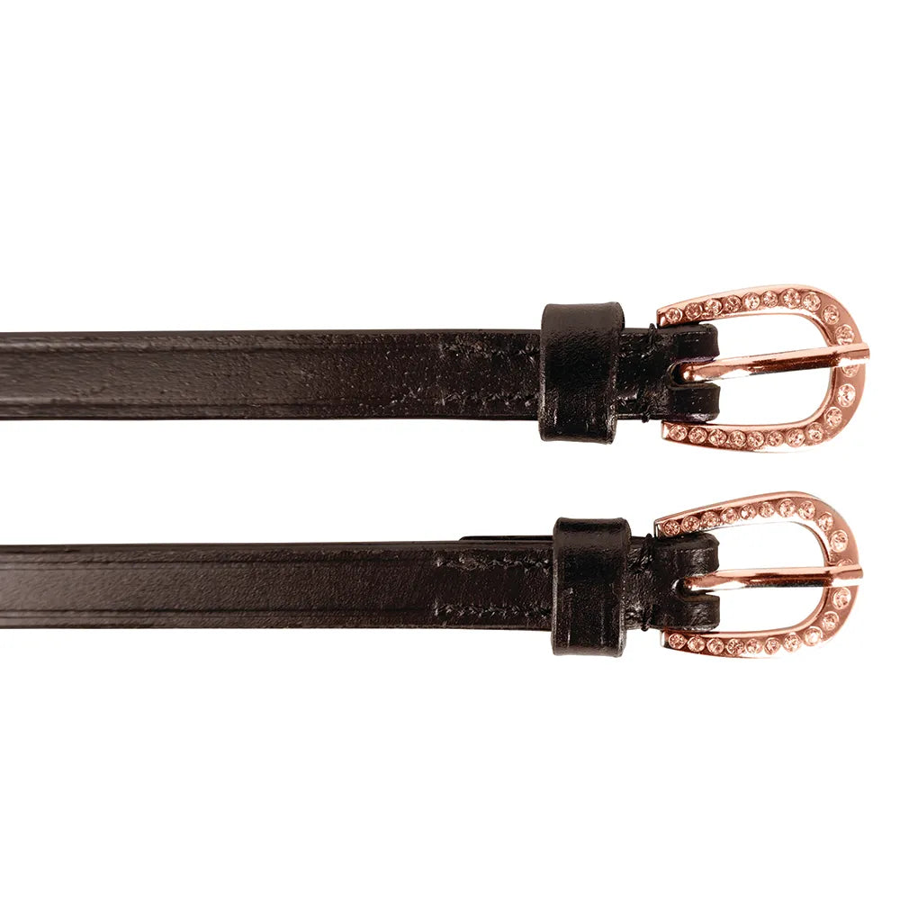 HY Equestrian Diamante Spur Straps