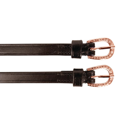 HY Equestrian Diamante Spur Straps