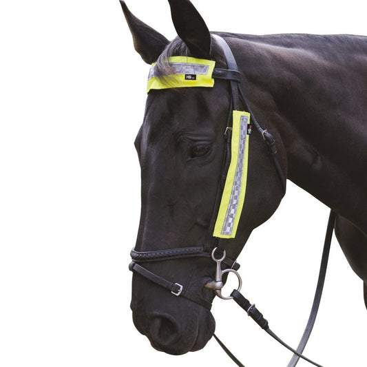 HY Equestrian Hi-Vis Reflective Bridle Set
