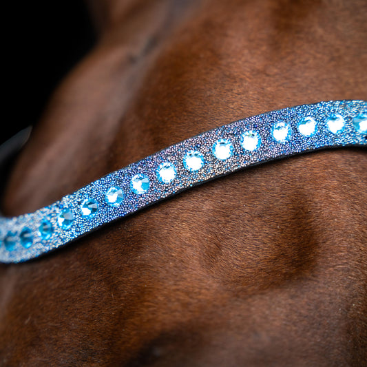 IR Slim Diamante Browband - Blue