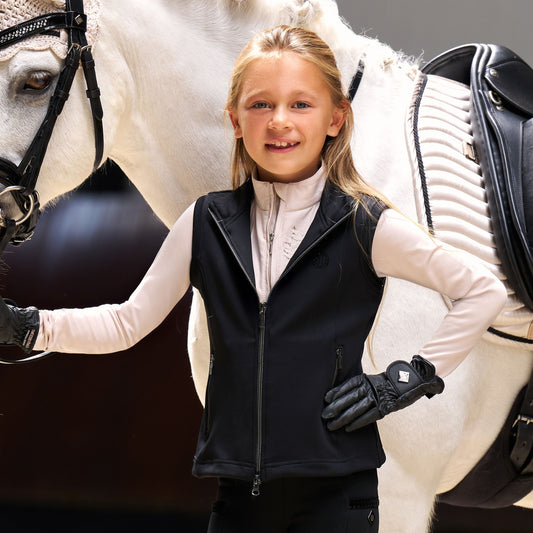 Imperial Riding Cybil Kids Bodywarmer - Black or Mauve