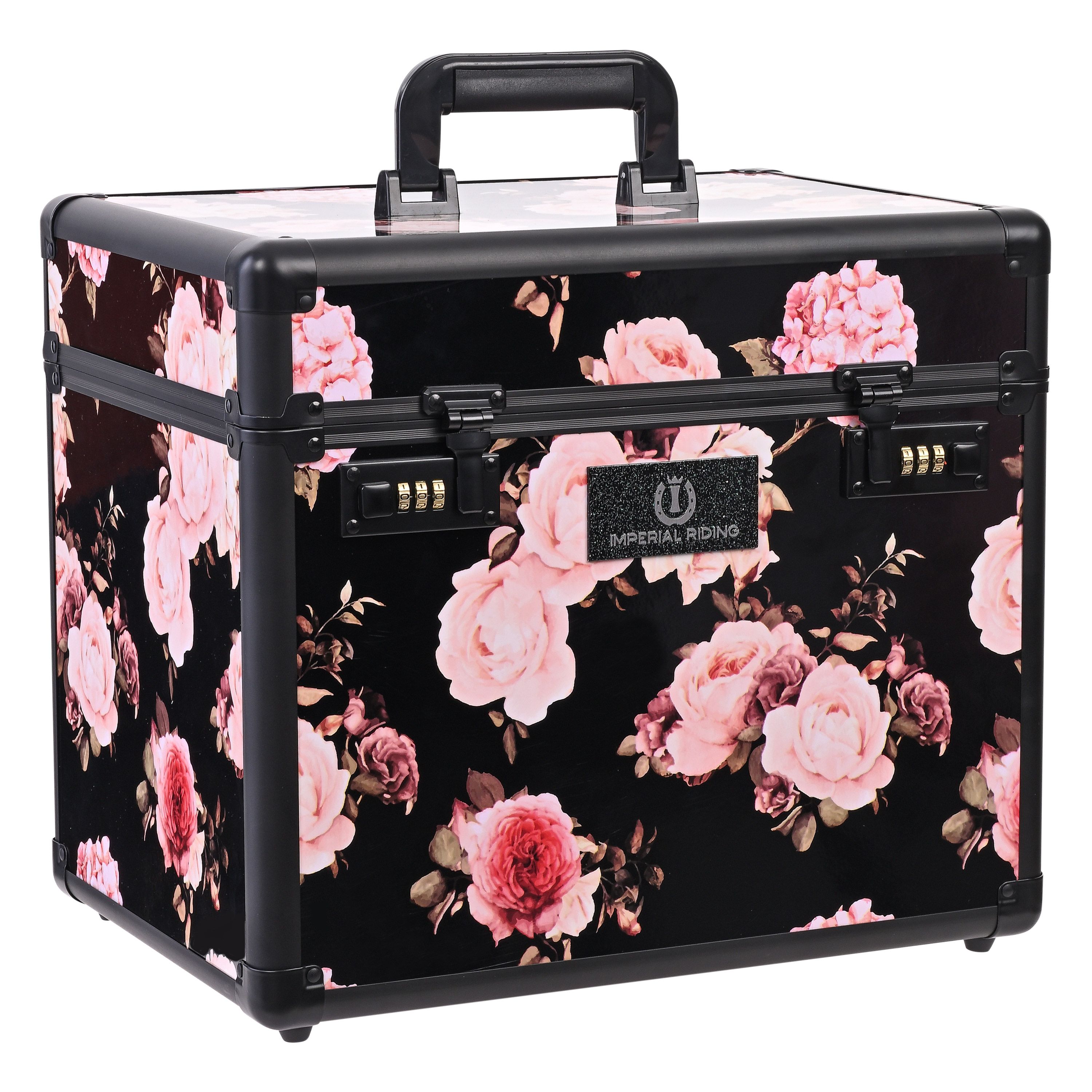 Grooming box IRH Shiny - Flower Print – Saddlery-Online