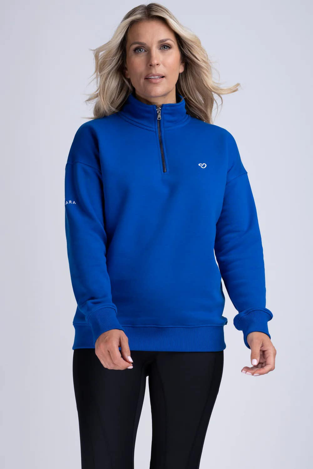 Half Zip Sweatshirt - Cobalt