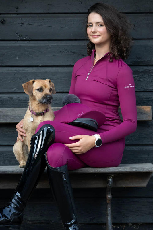 Technical Leggings - Berry