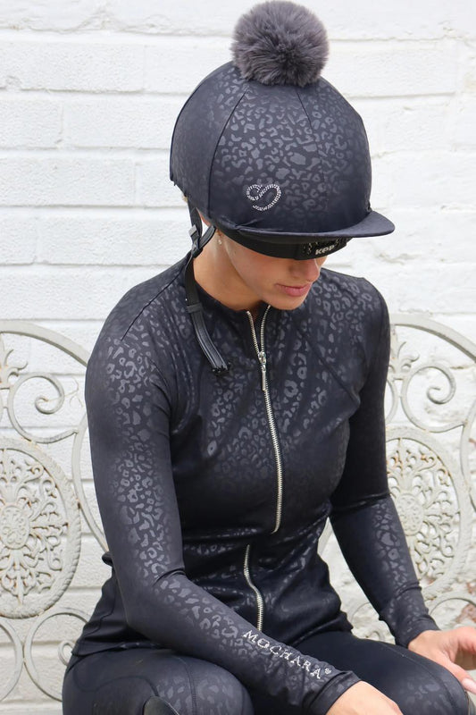 Leopard/Diamante Fusion Full Zip Baselayer