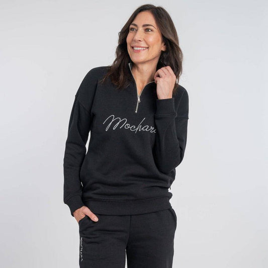 Half Zip Luxe Sweatshirt