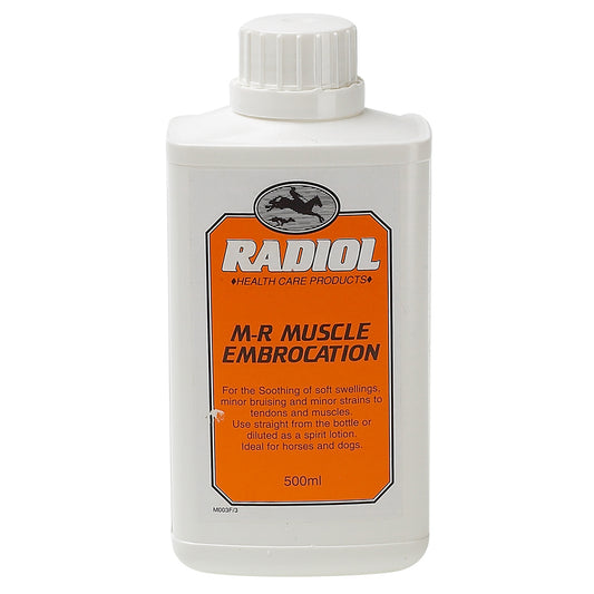 Radiol M-R Muscle Embrocation 500ml | Liniment for Horse Muscle & Tendon Strains