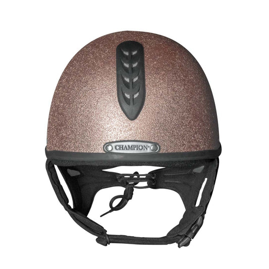 X-Air Sport Junior Jockey Helmet - Rose Gold
