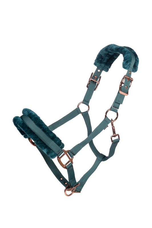 HKM Rose Gold Glamour Horse Headcollar