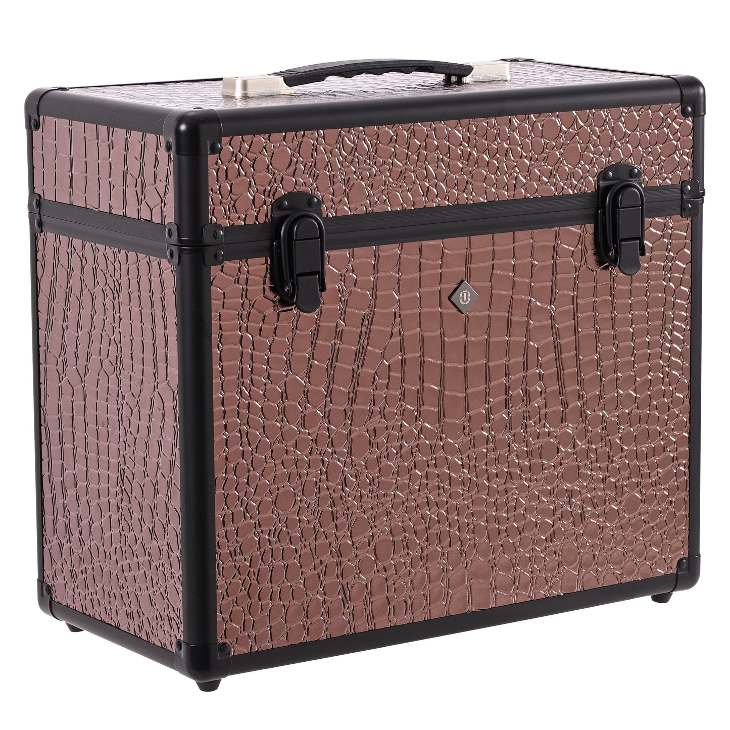 Imperial Riding Slimline Grooming Box - Brown Croco
