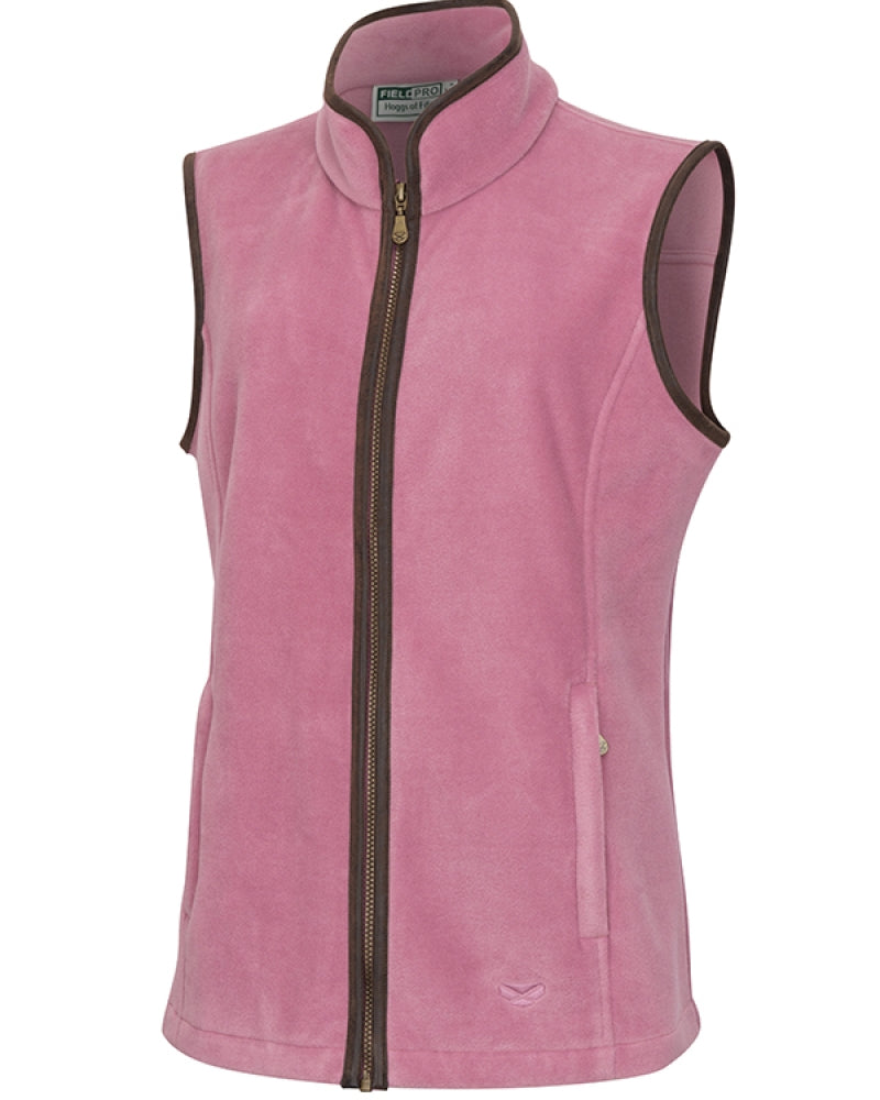 Hoggs of Fife Stenton Ladies Fleece Gilet – Dusky Pink