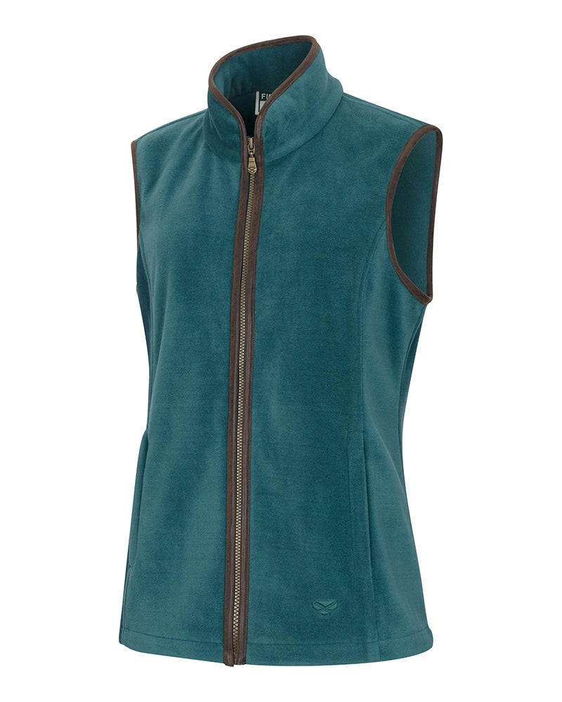 Hoggs of Fife Stenton Ladies Fleece Gilet - Teal